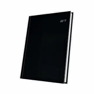 Agenda datata saptamanala A4 128pag Noli coperta piele sintetica Neagra 2027